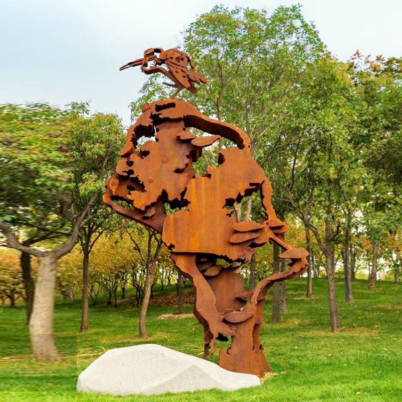 天安乡耐候钢雕塑