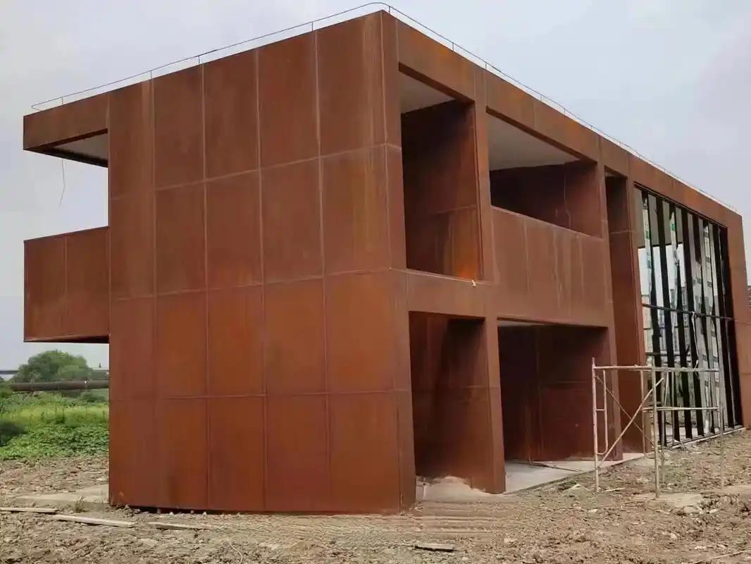 天安乡耐候钢板幕墙