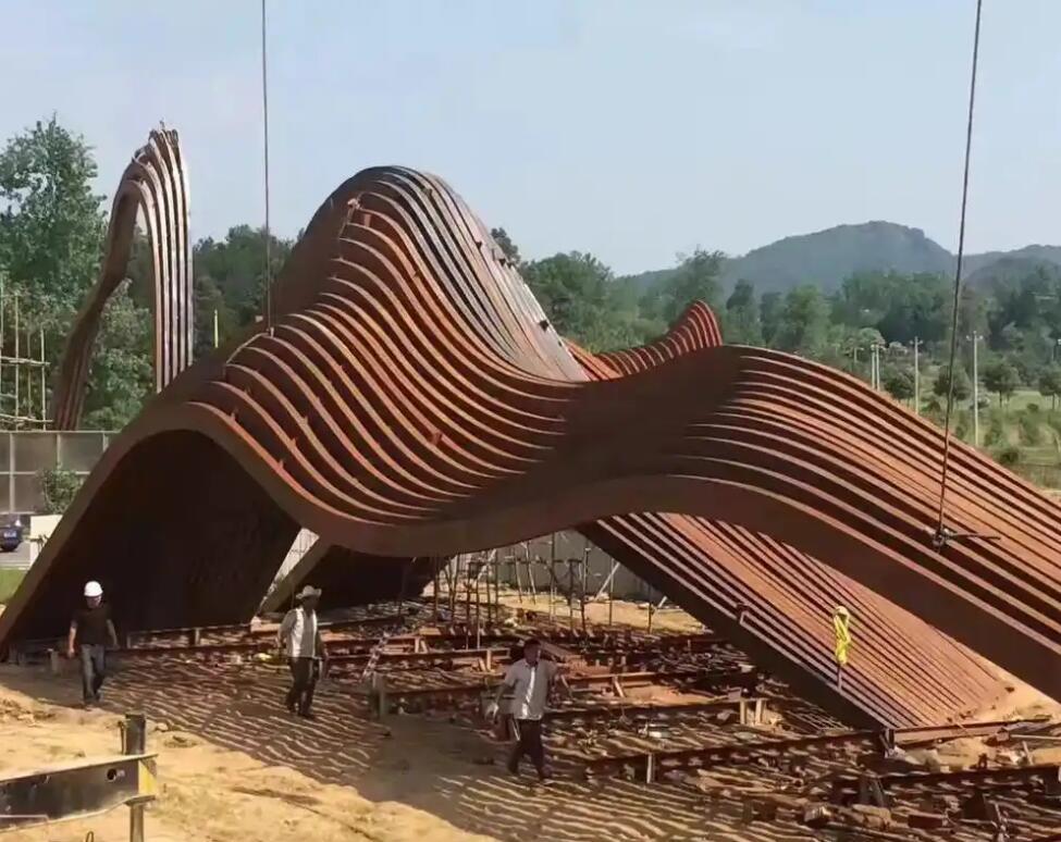 天安乡耐候钢板雕塑